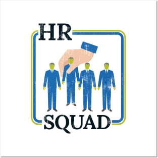 Hr squad funny human resources - retro Posters and Art